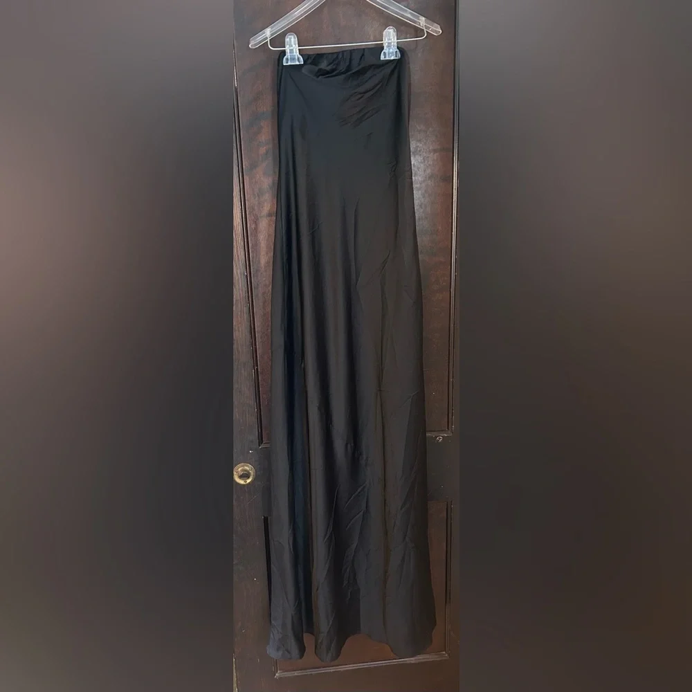 Show‎ Me Your MuMu Taylor tube maxi Black Strapless Gown - Picture 2 of 4